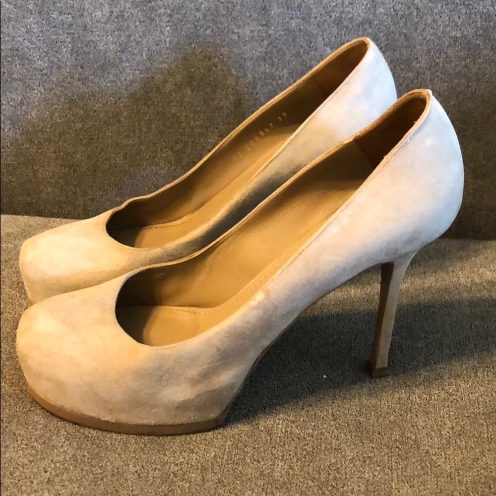 Nude Yves Saint Laurent stilettos sz 9